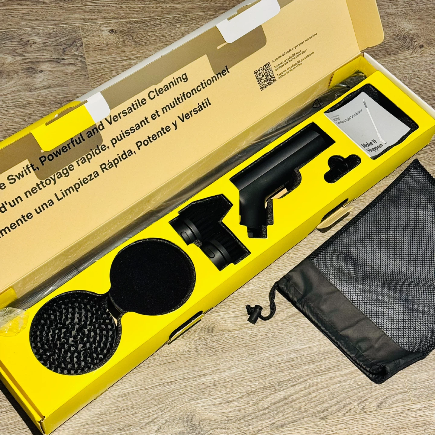 HOTO Cordless Spin Scrubber with 6 brush heads — New 🥕 - photo 3