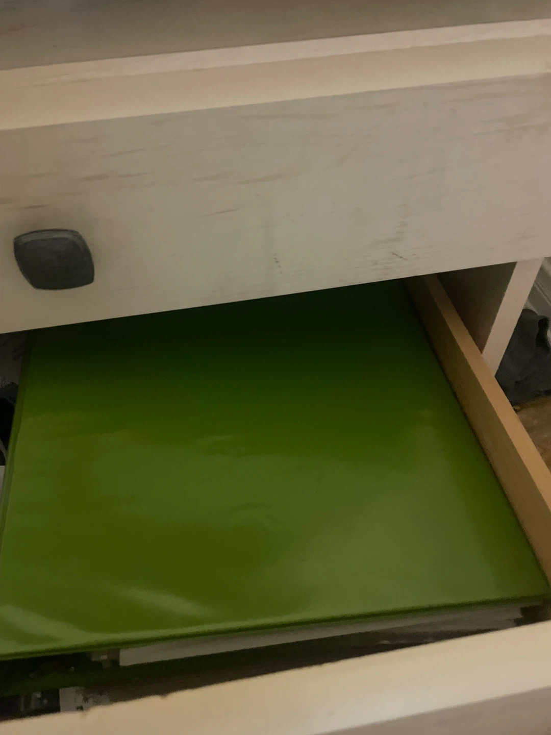 🥕Wood Nightstand with Two Drawers - photo 3