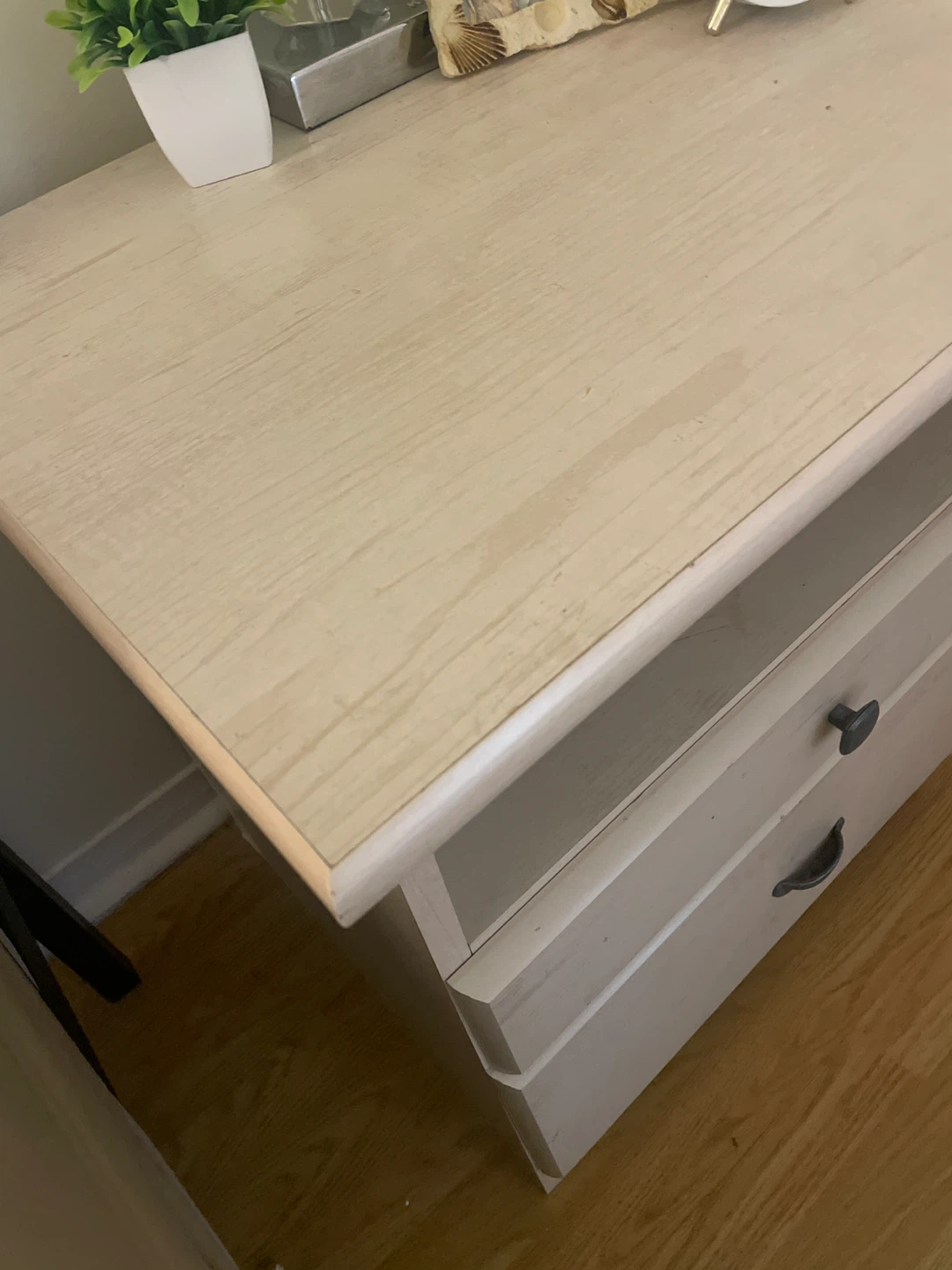 🥕Wood Nightstand with Two Drawers - photo 4