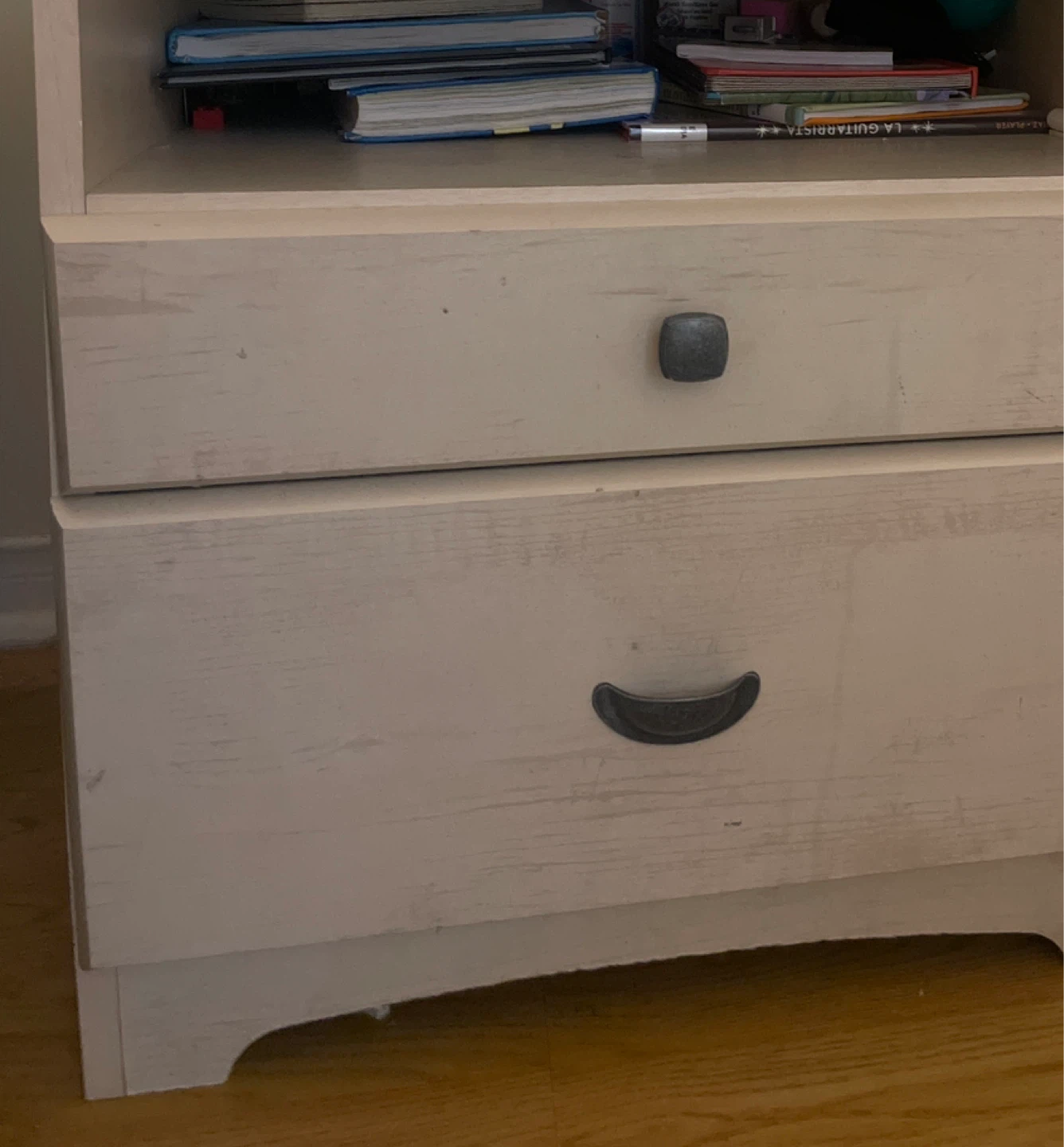 🥕Wood Nightstand with Two Drawers - photo 2