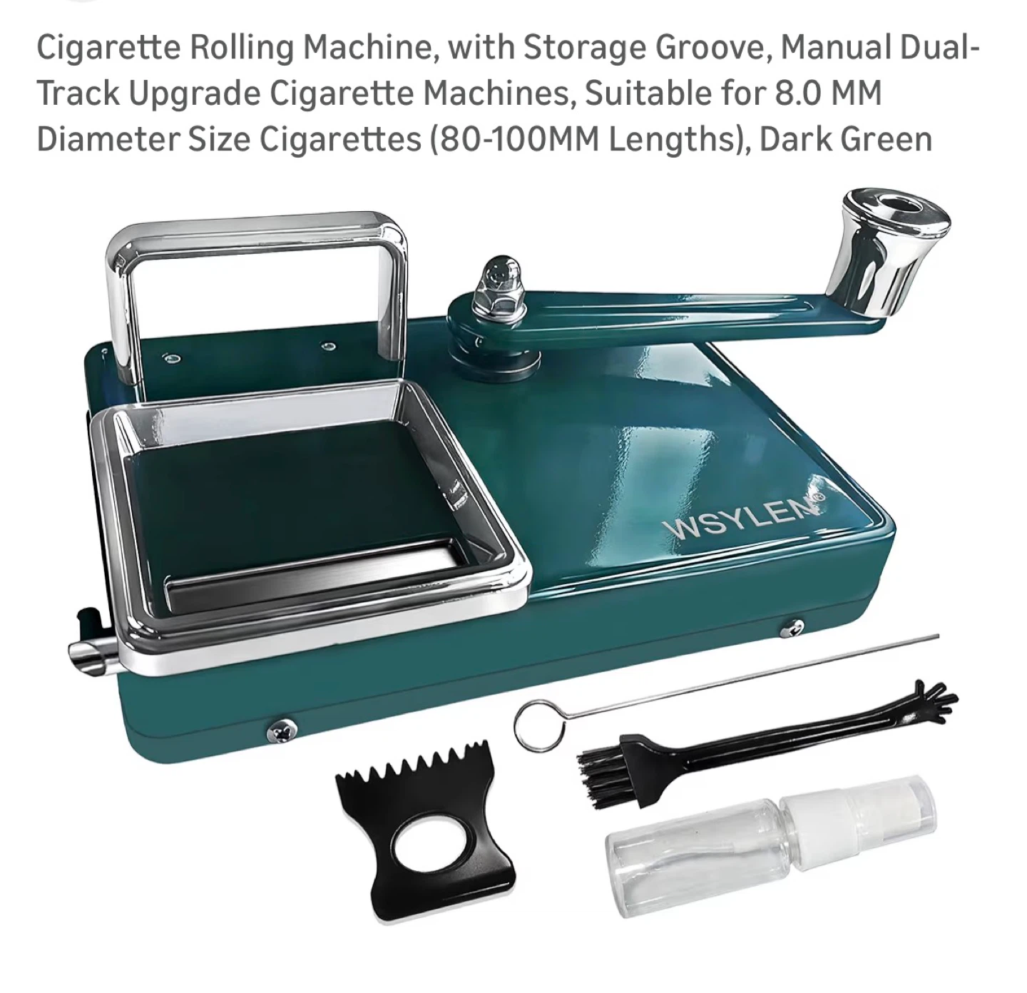 Brand New Cigarette Rolling Machine Dark Green