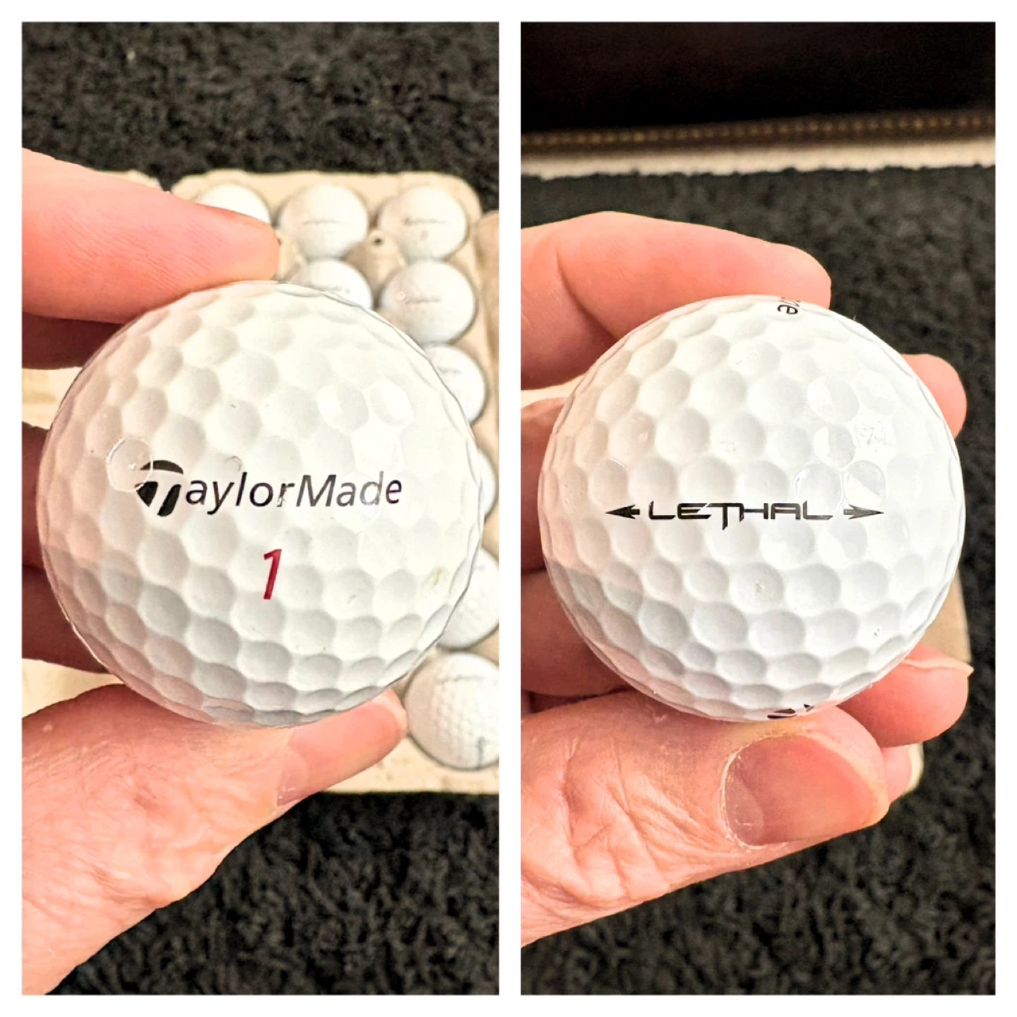18 Taylormade Lethal Urethane Golf Balls - photo 3
