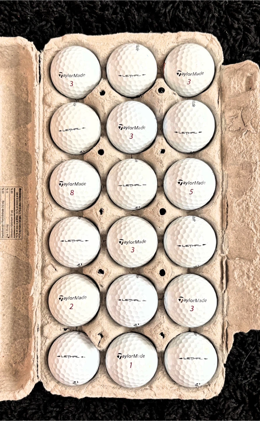 18 Taylormade Lethal Urethane Golf Balls - photo 2