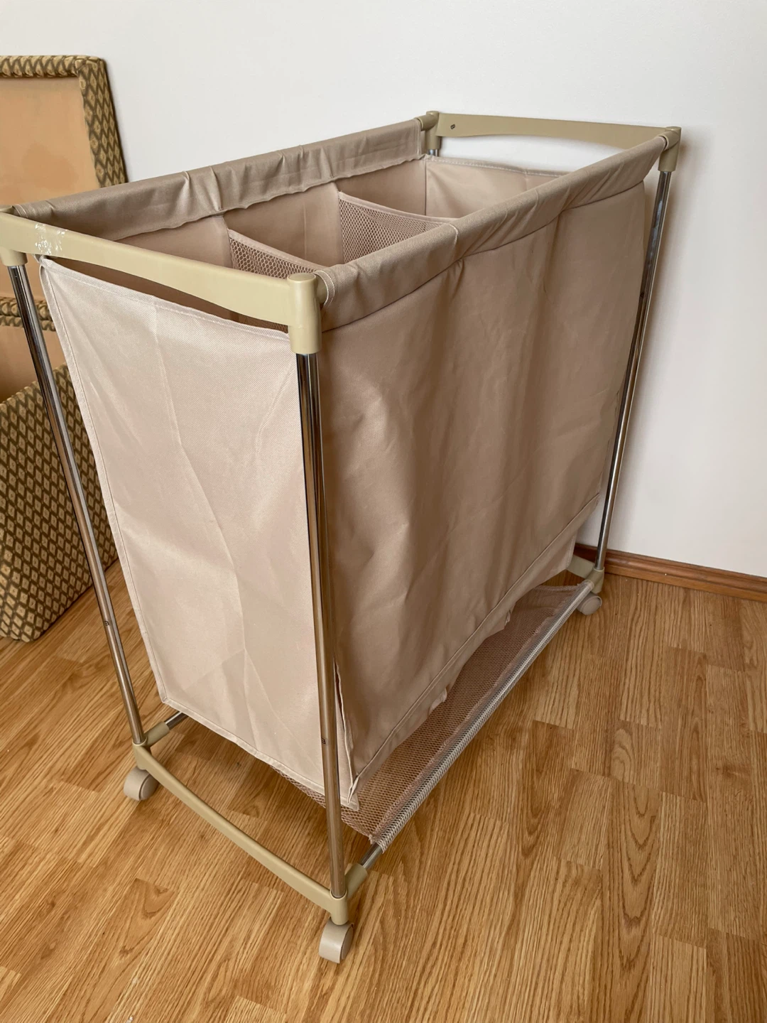 3-Bin Rolling Laundry Sorter - photo 3