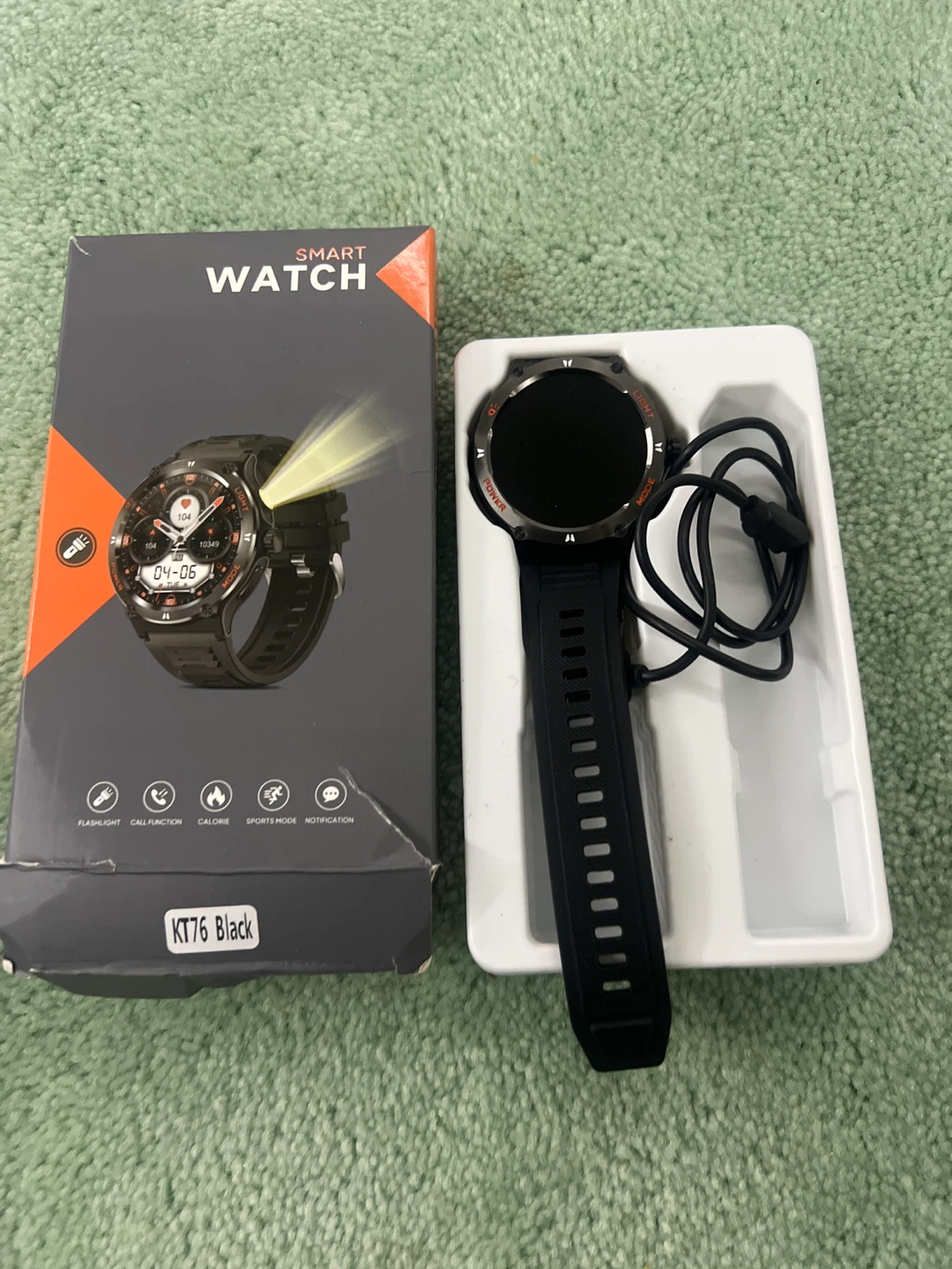 Smart Watch KT76 Black - photo 2