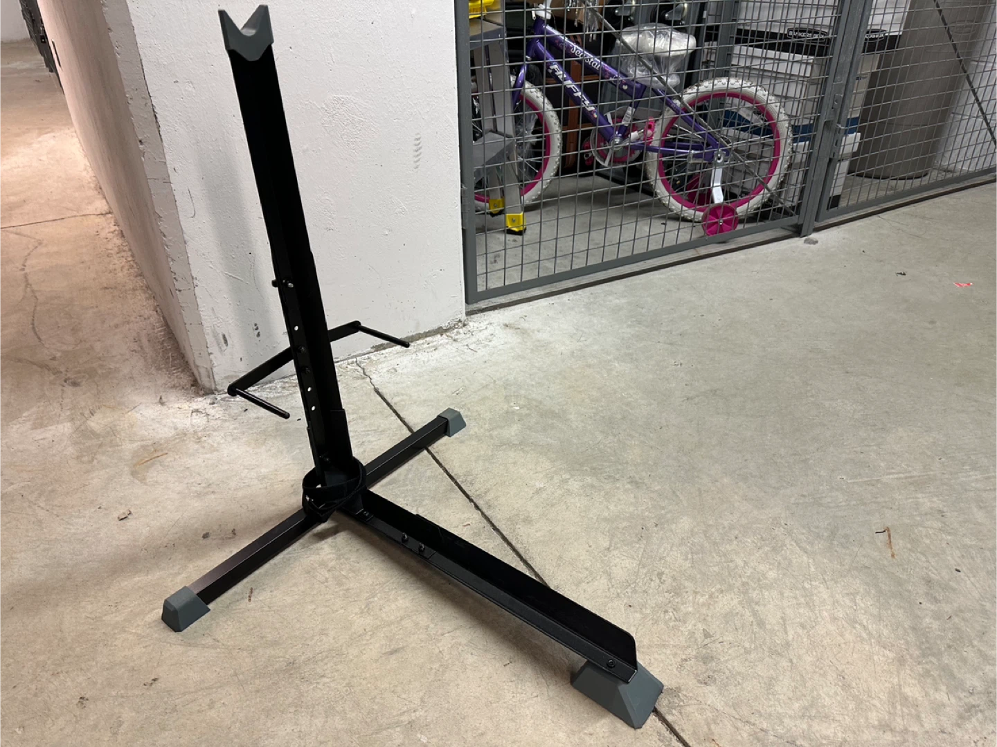 Vertical bike stand