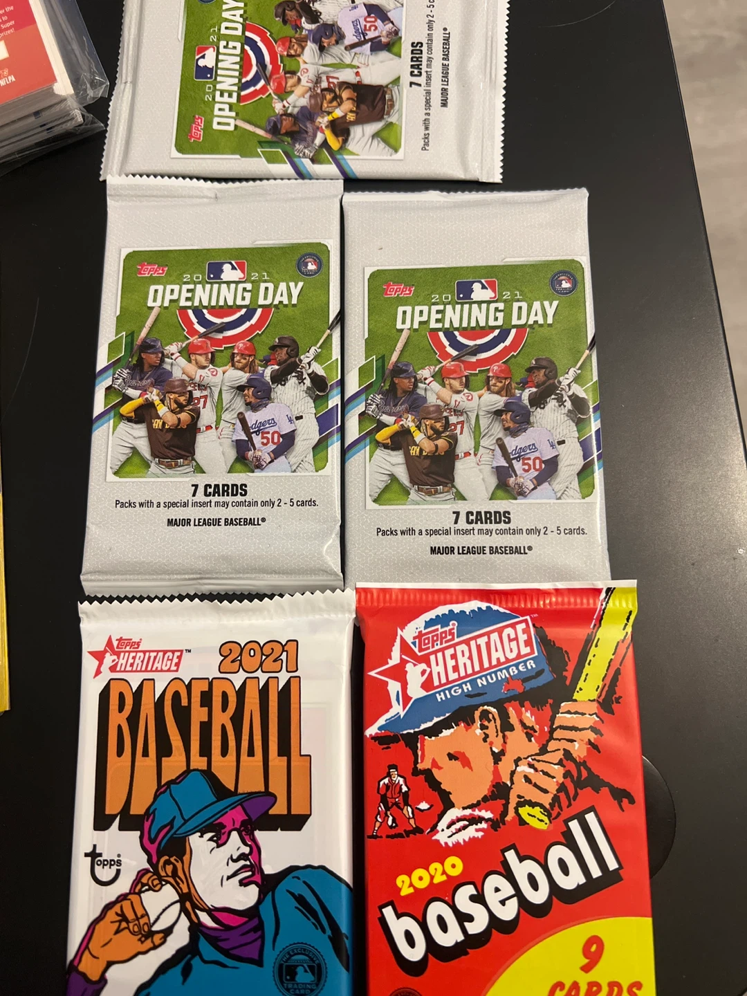 Topps Baseball Card Packs - 2020 & 2021