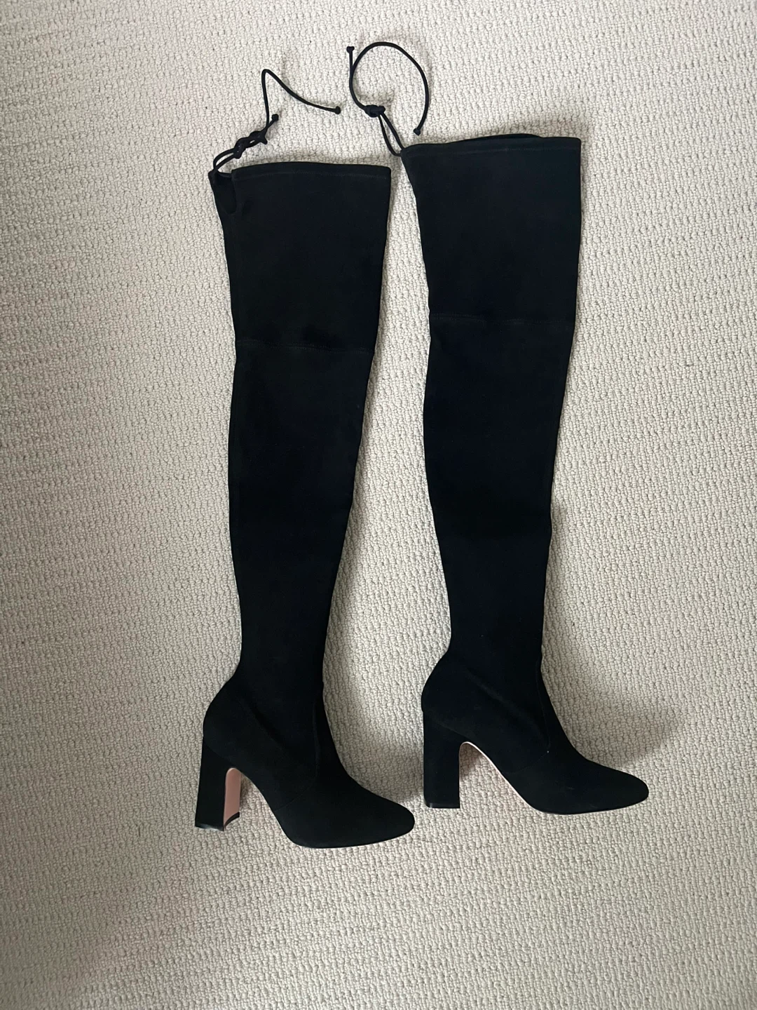 Stuart Weitzman Black Over-the-Knee Boots Size 10 - photo 2