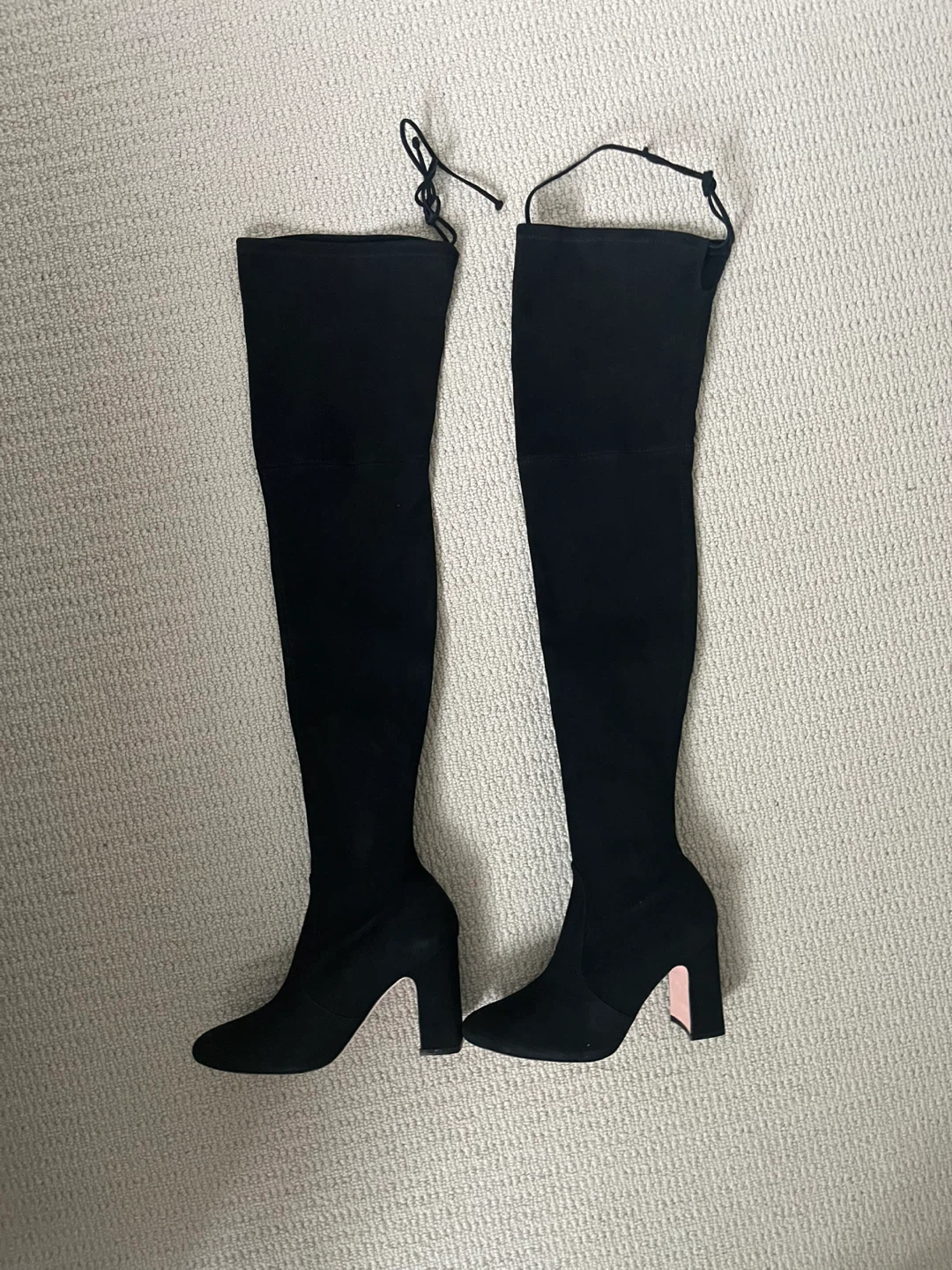 Stuart Weitzman Black Over-the-Knee Boots Size 10