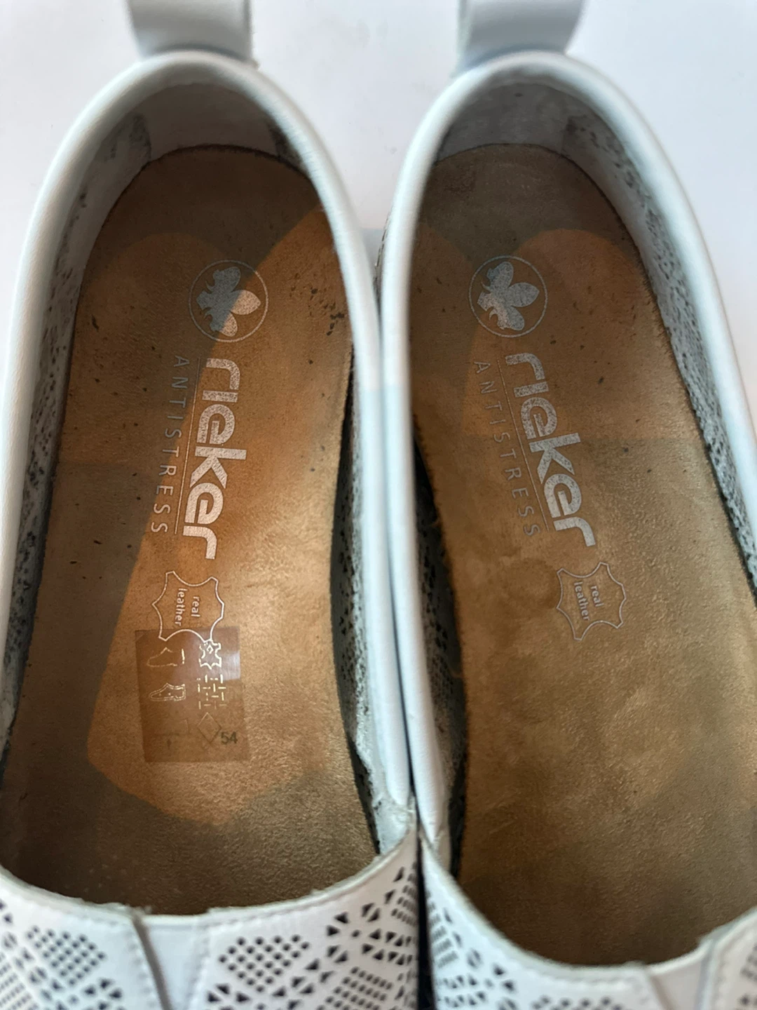 RIEKER Antistress Perforated Leather Loafers Sz.11/ EU 42 - photo 5