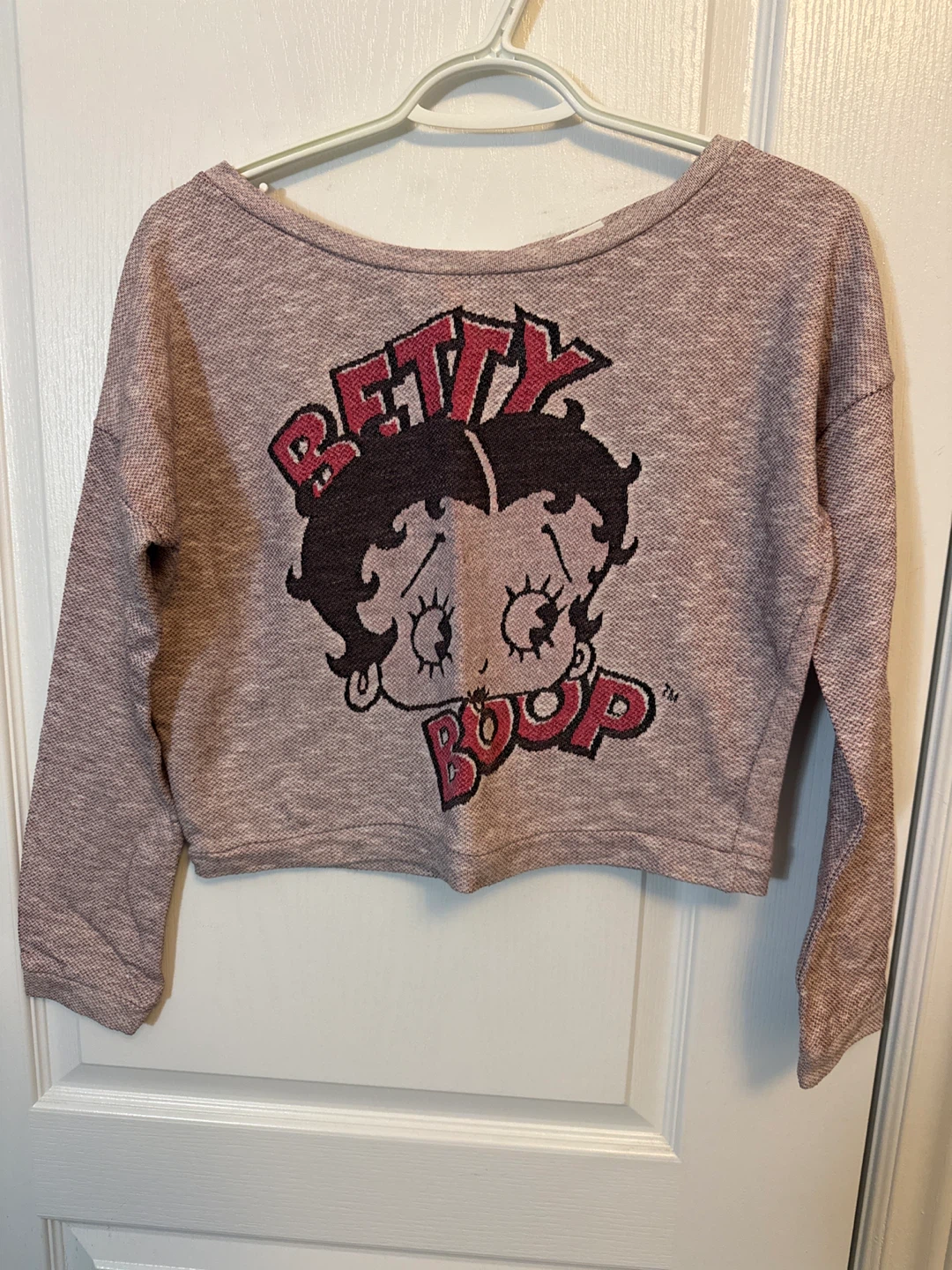 2013 Betty Boop Cropped Sweater - Size M