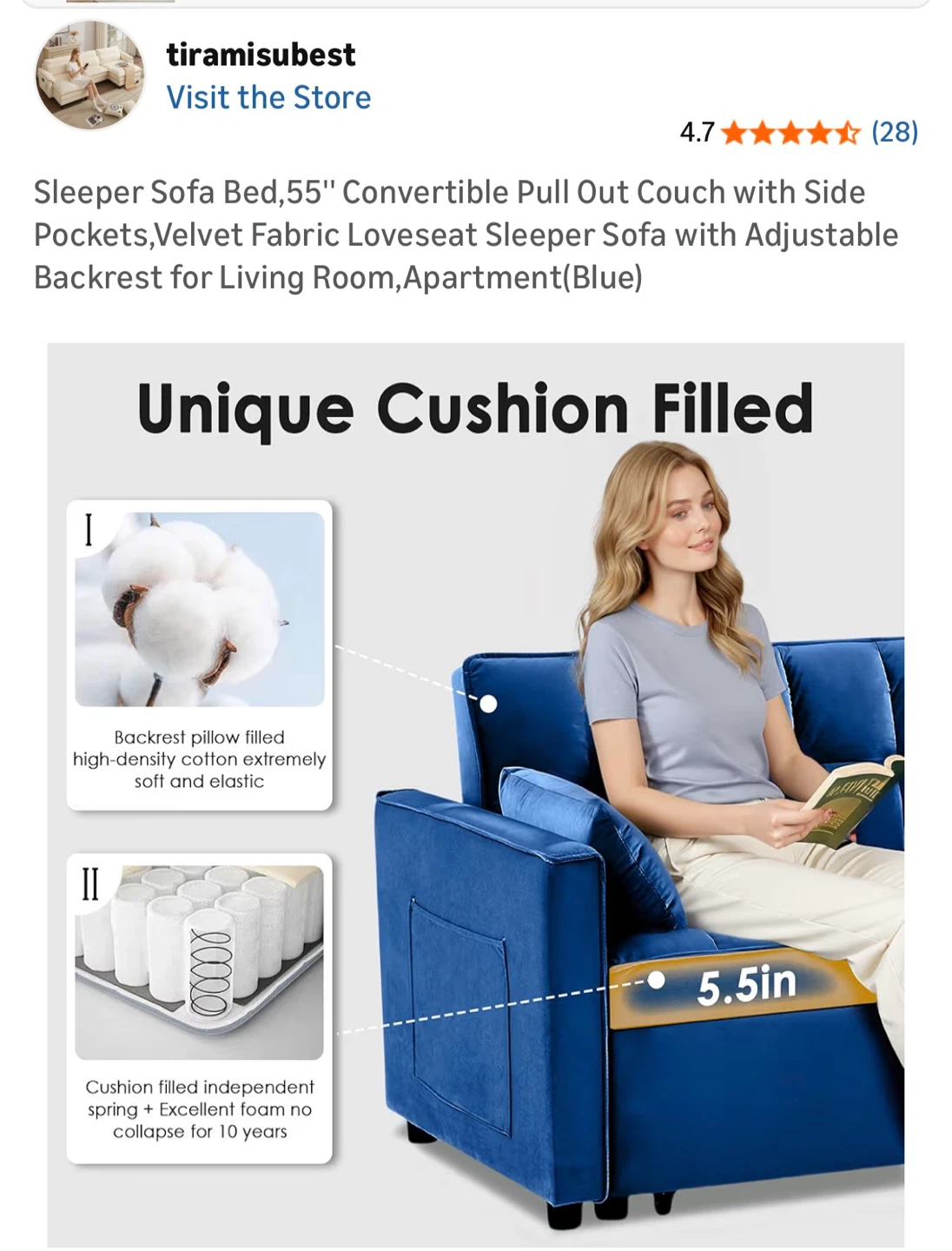 Like-New Loveseat + Ottoman - photo 3