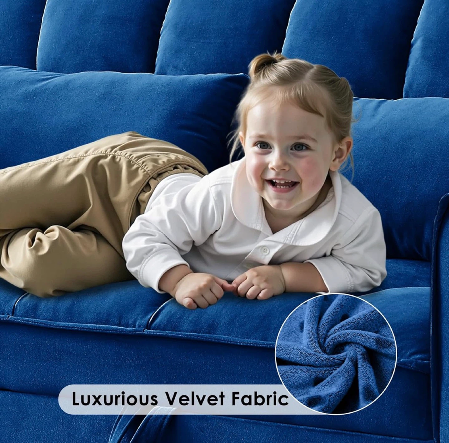 Like-New Loveseat + Ottoman - photo 5