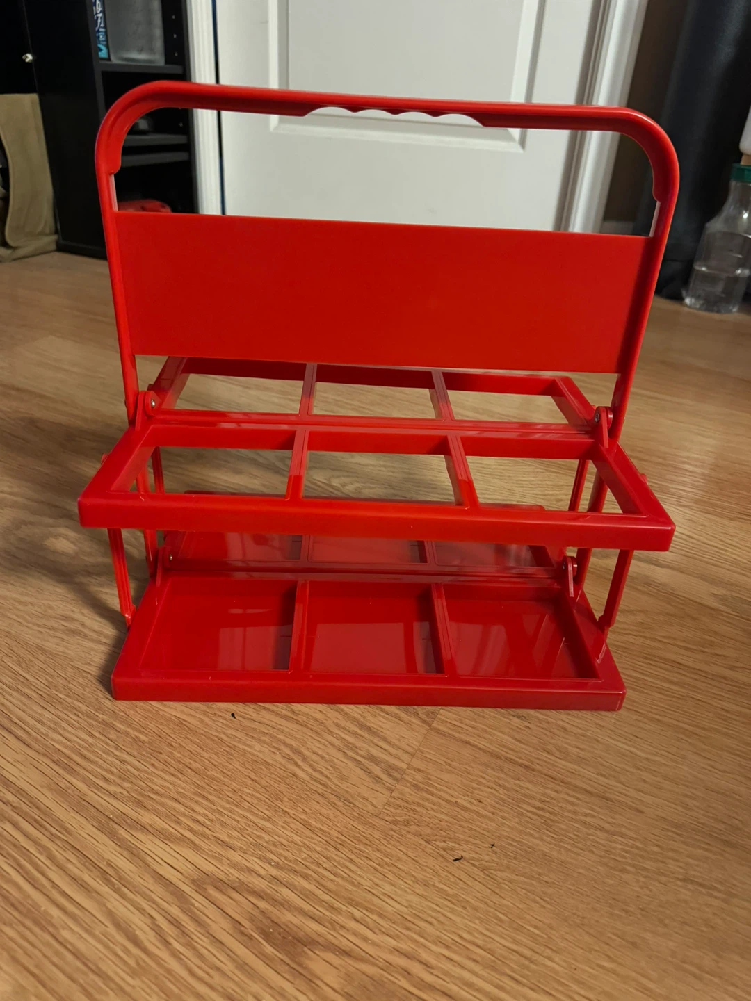 Collapsible Red Plastic Caddy Organizer - photo 3