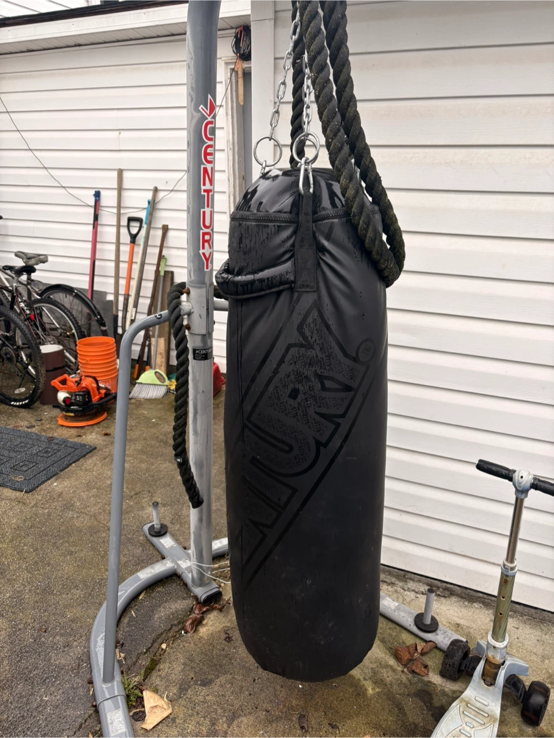 Century Heavy Bag Stand with Punching Bag