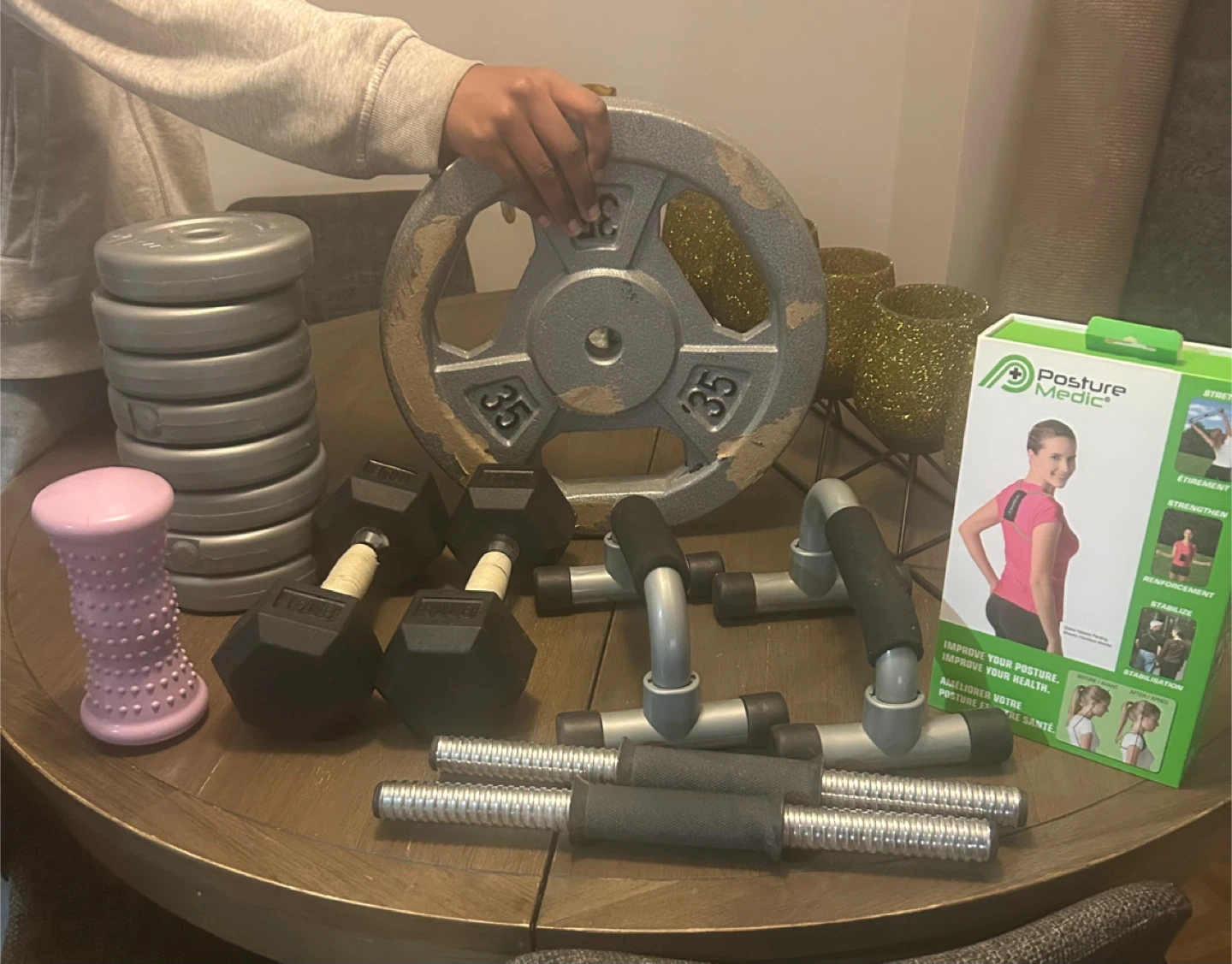 Fitness Equipment Set with Posture Medic