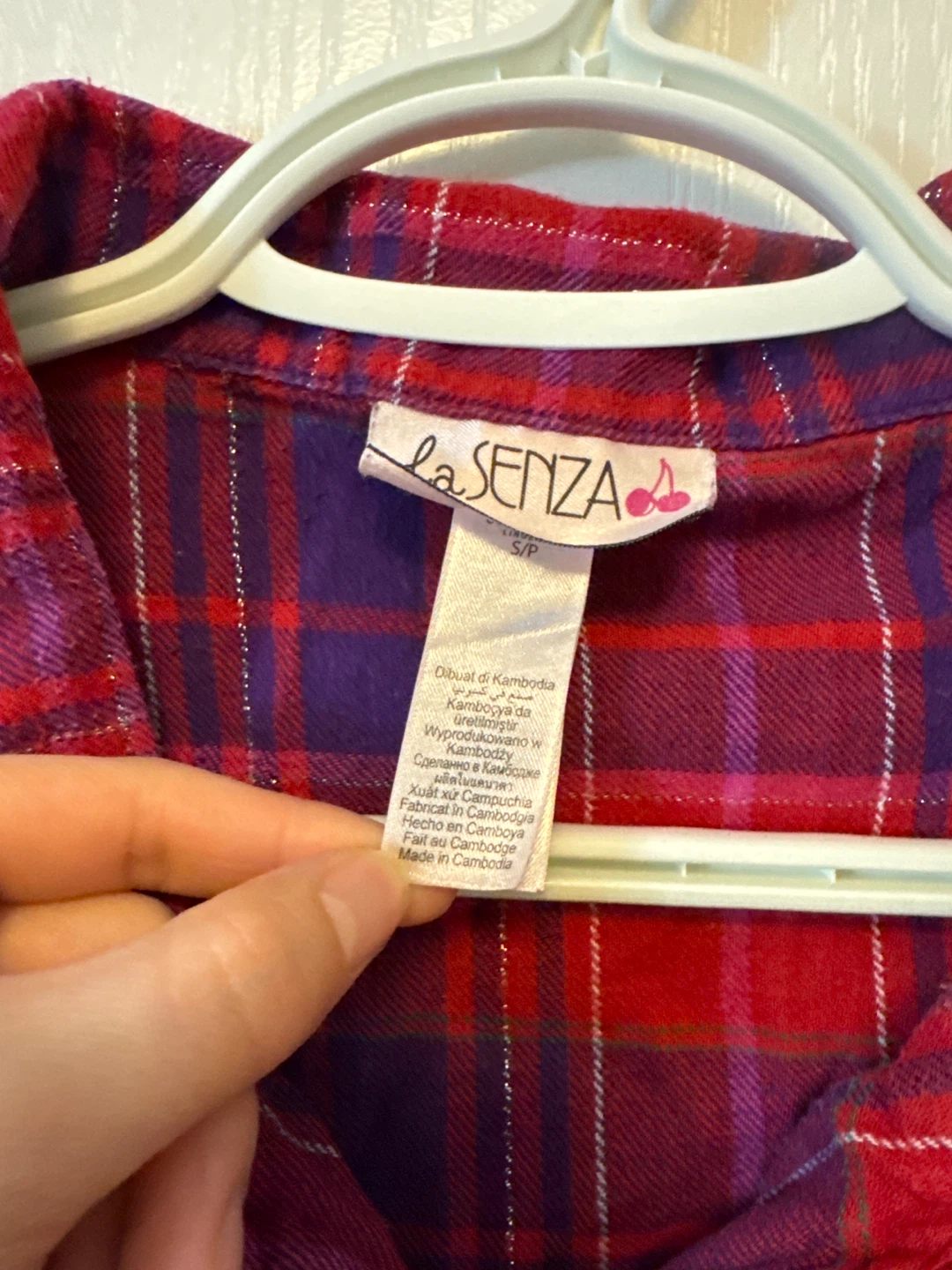 La Senza Plaid Pajama Top - Size S - photo 4