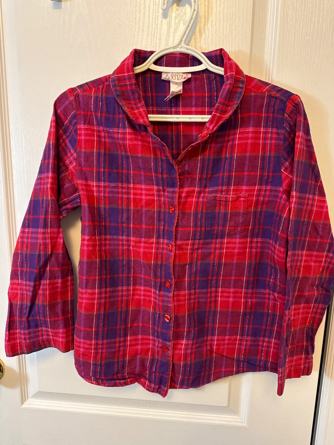 La Senza Plaid Pajama Top - Size S