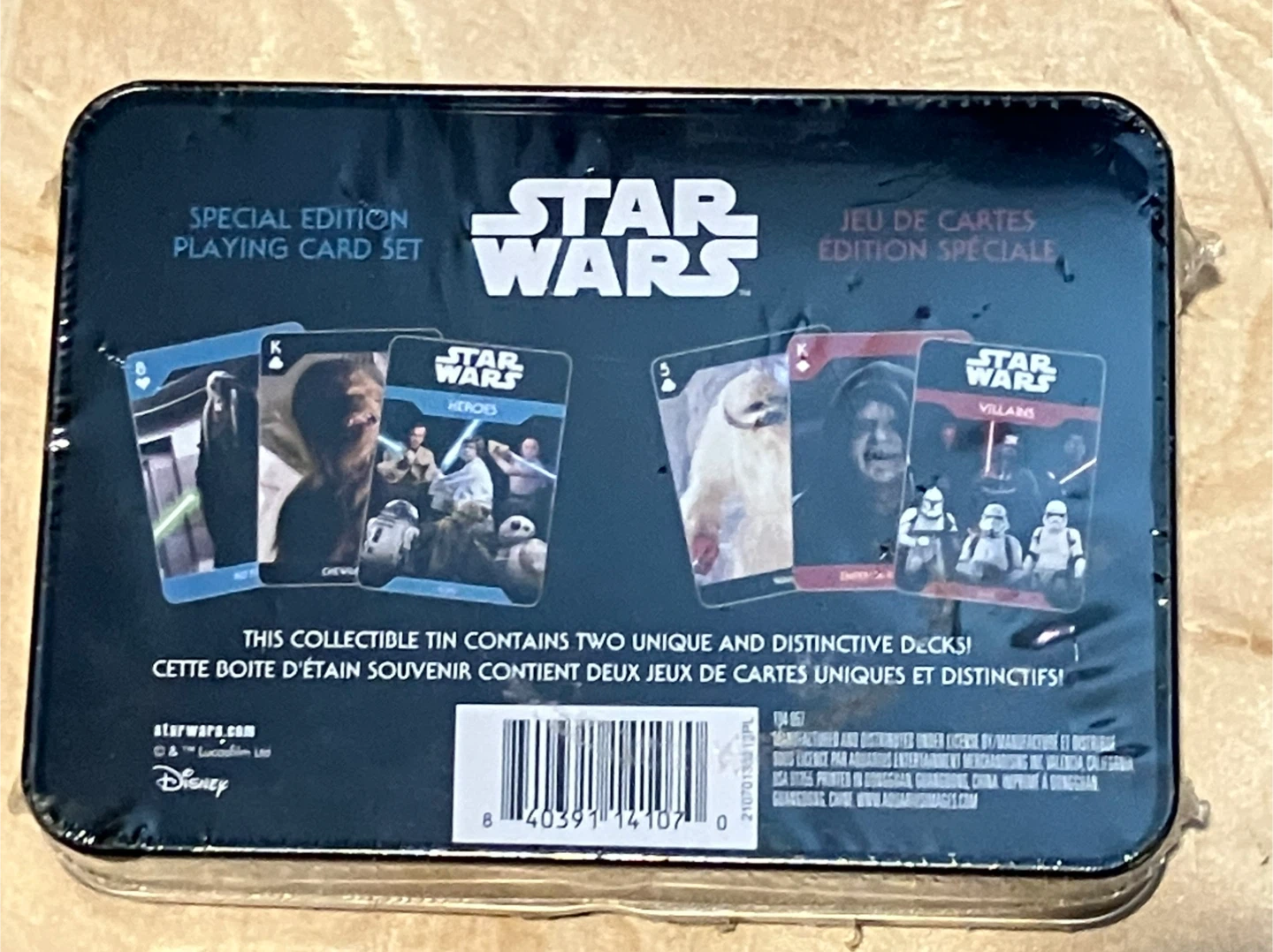 Star Wars Collectible Tin Special Edition Playing Card Set - photo 2