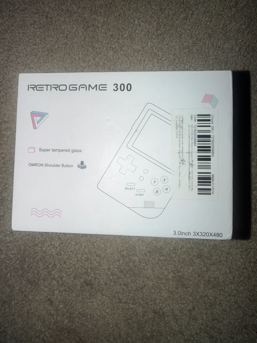Retro Game 300 Handheld Game Console