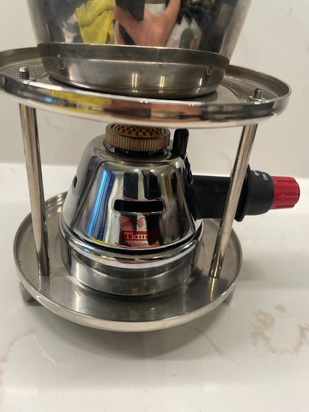 Tiamo Stainless Steel Moka Pot with Burner - photo 3
