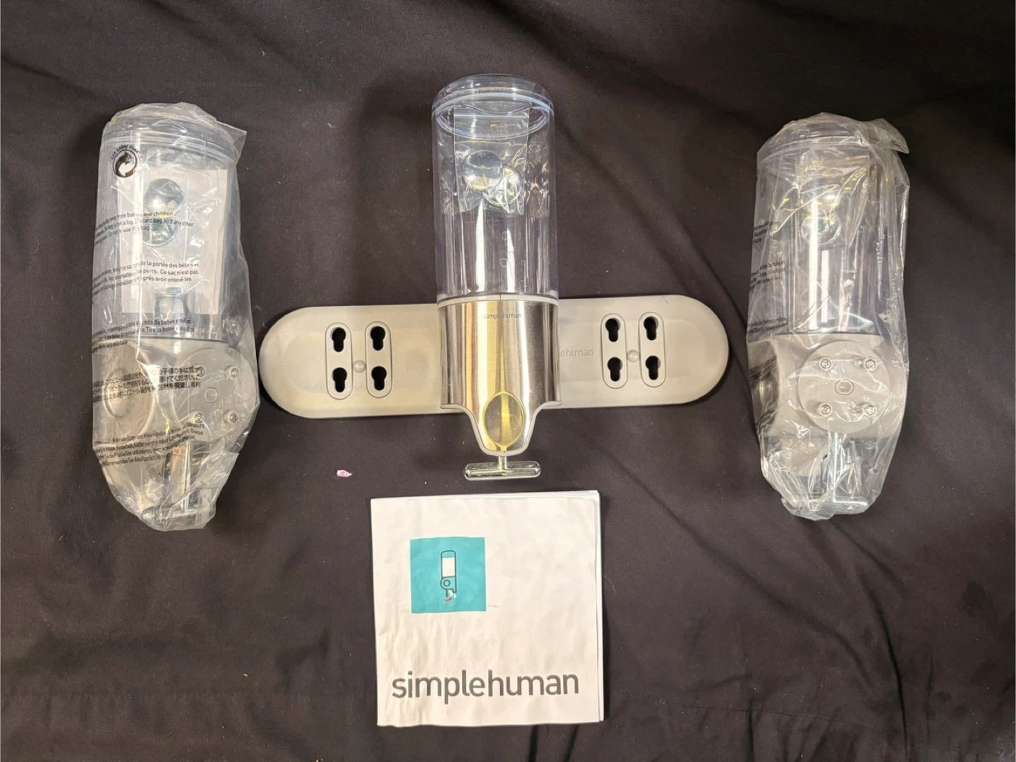 Simplehuman 3-Chamber Soap Dispenser Wall Mount - photo 2