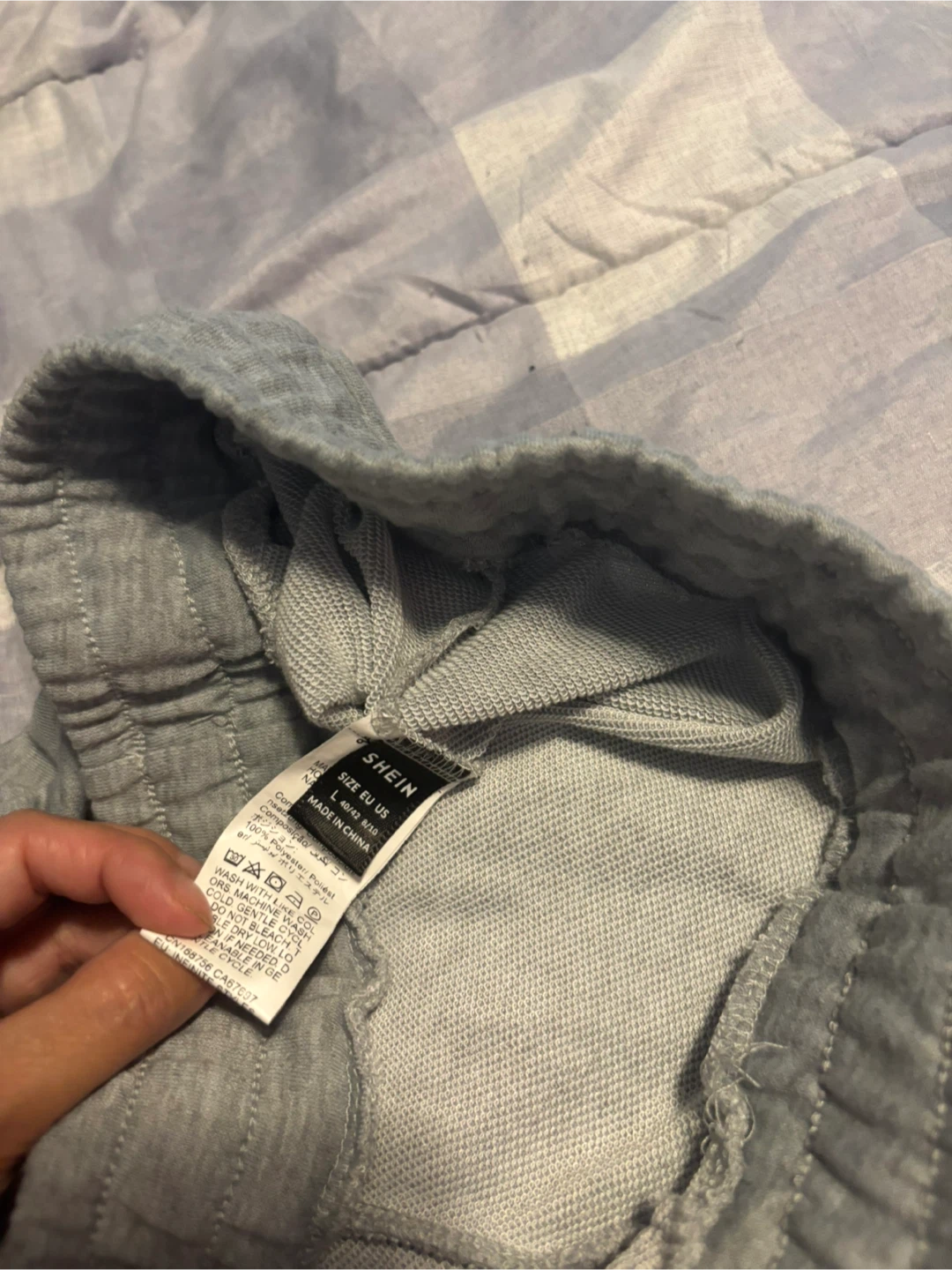 SHEIN Grey Flare Lounge Pants - Size L - photo 2