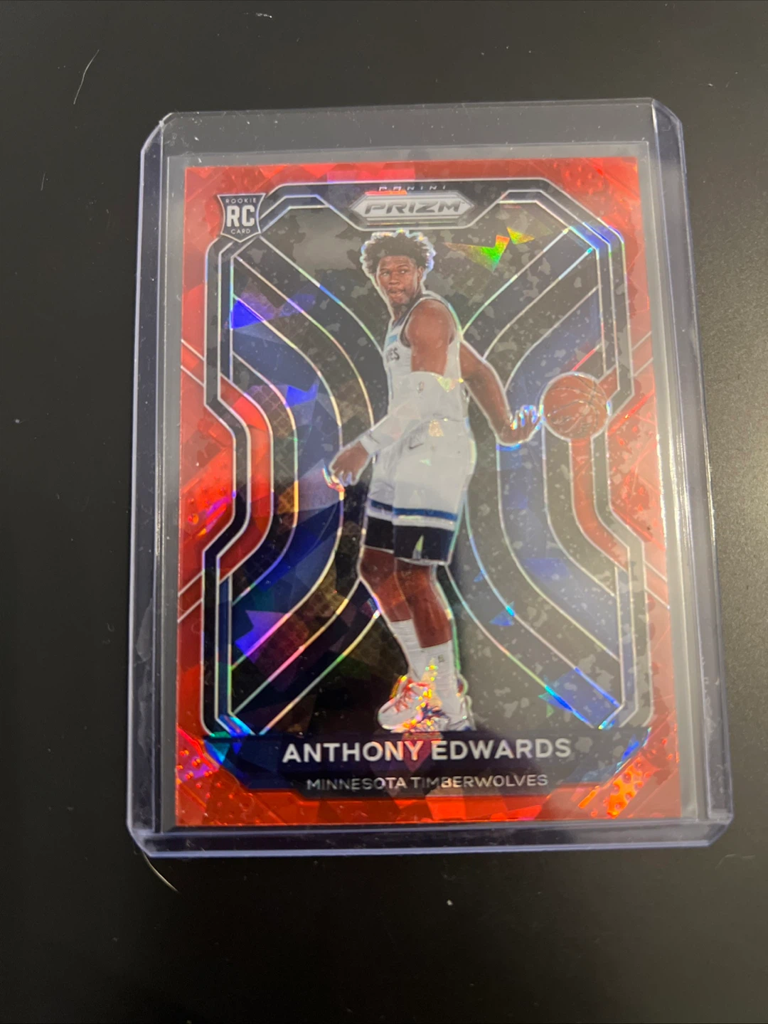 Panini Prizm Anthony Edwards Rookie Card