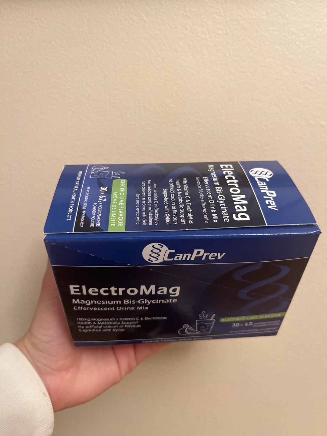 SEALED NEW CanPrev ElectroMag Magnesium Effervescent Drink Mix