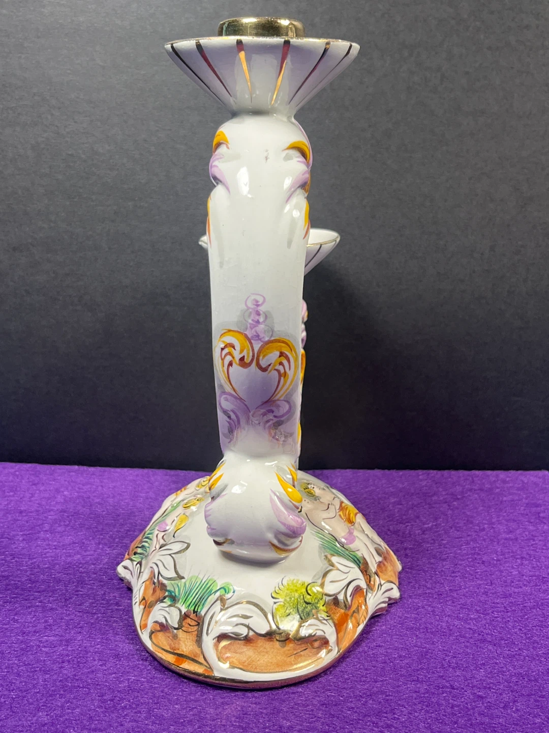 Alcobaca Porcelain Candlestick Holder - photo 3