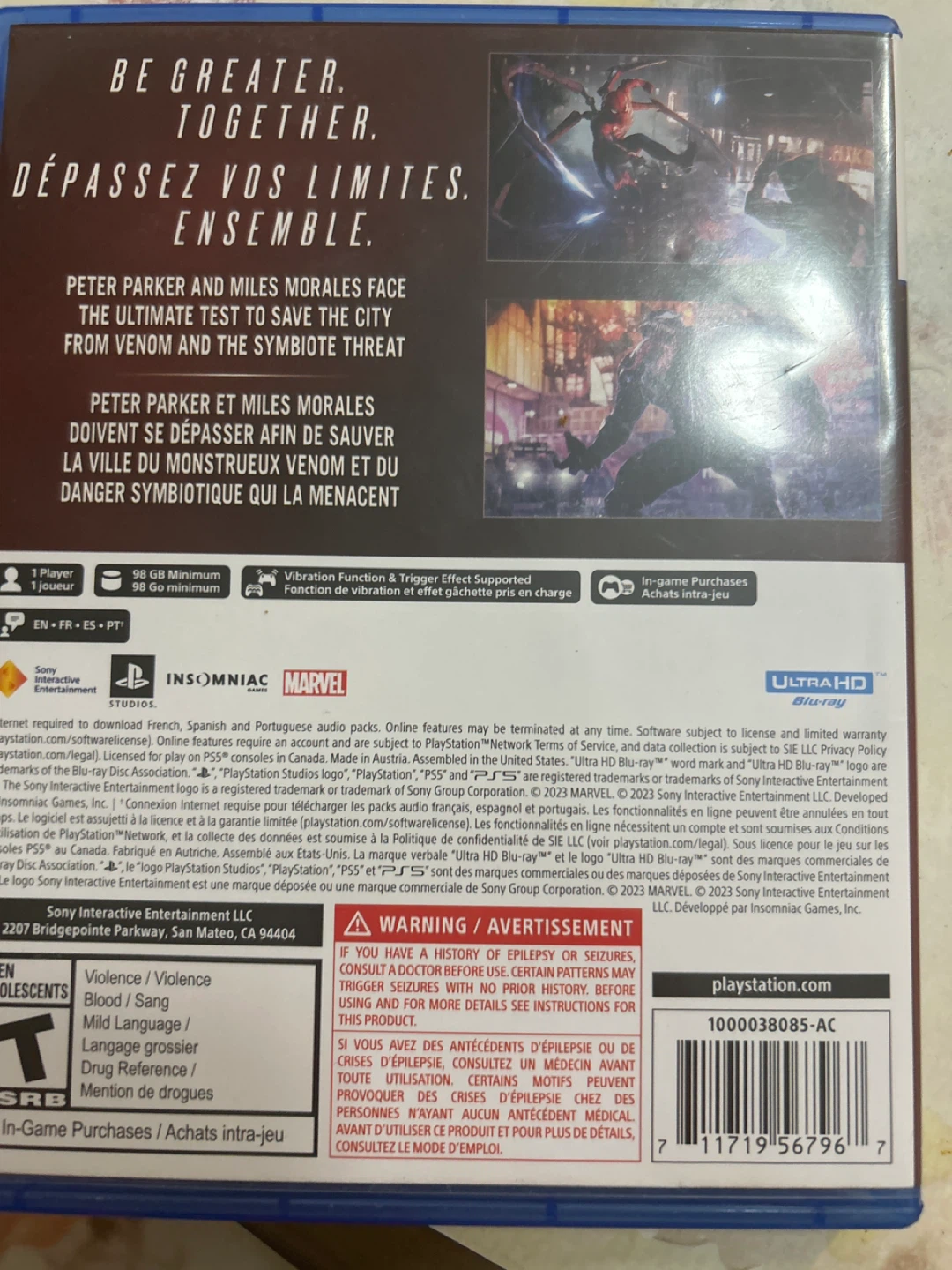Marvel's Spider-Man 2 PS5 Game - photo 2