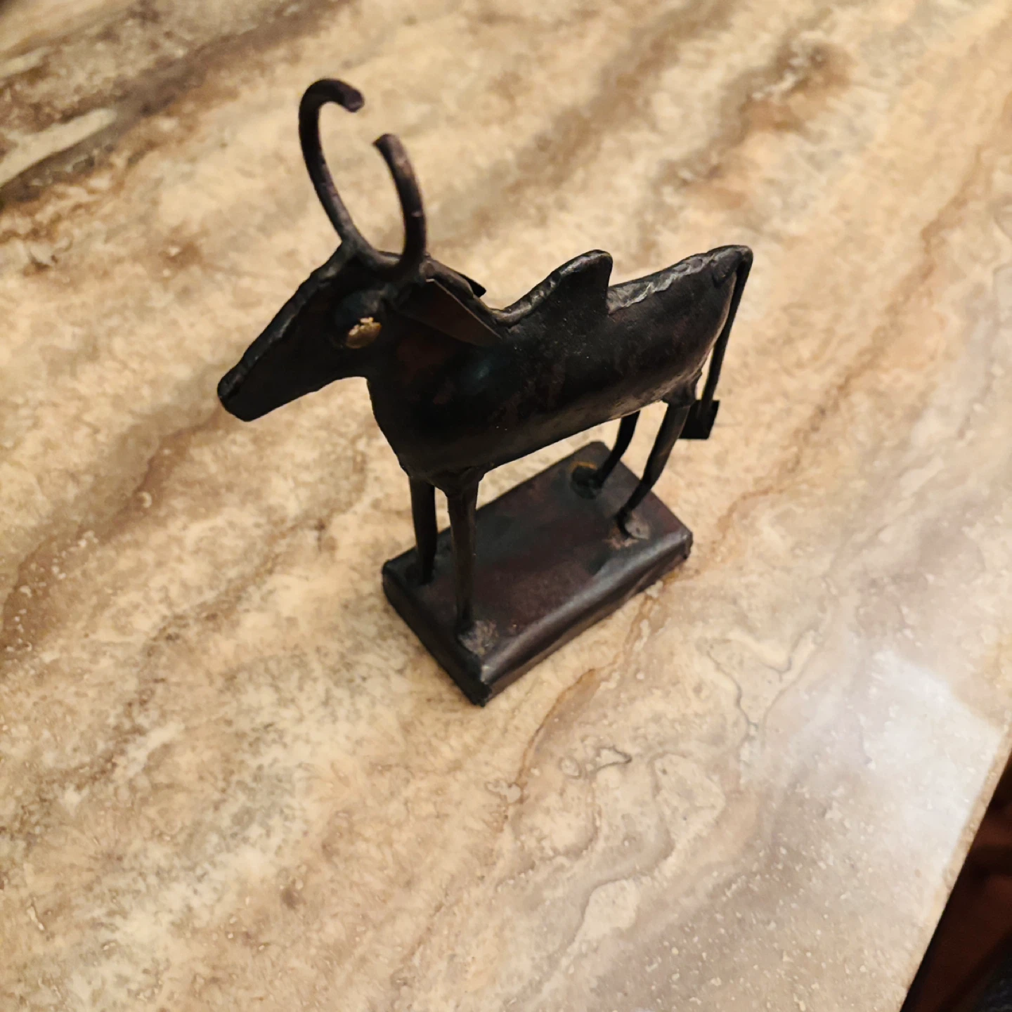 Hand Made Bull Figurine