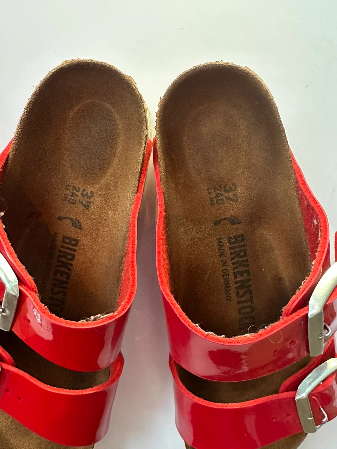 Birkenstock Arizona Red Patent Sandals Sz. 6/EU37 - photo 2