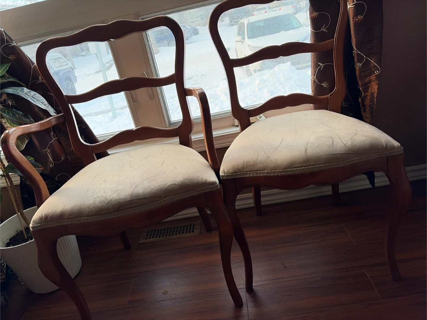 Pair of Upholstered Dining Chairs - photo 3