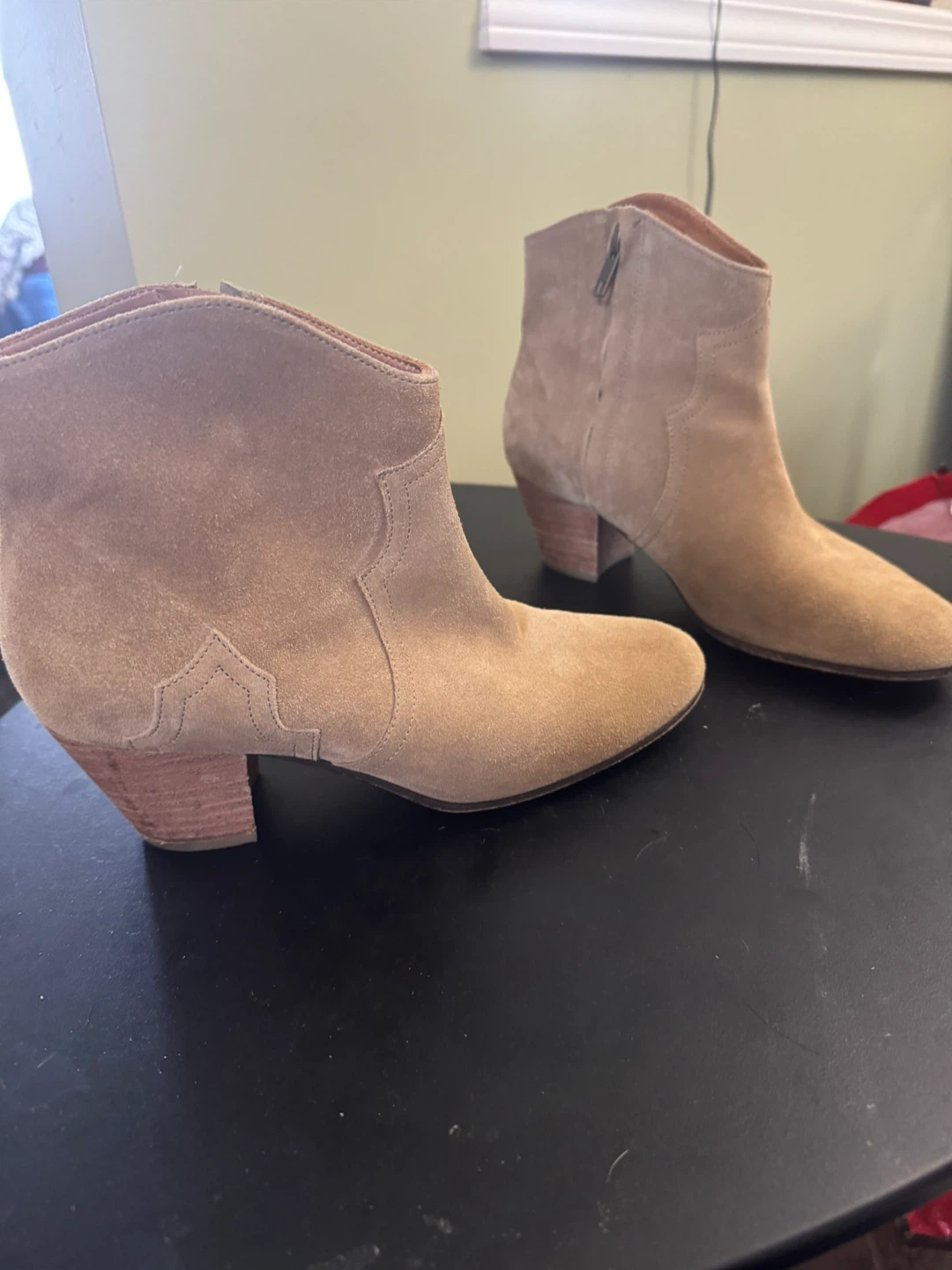 Isabel Marant Étoile Suede Ankle Boots Size 37 - photo 2