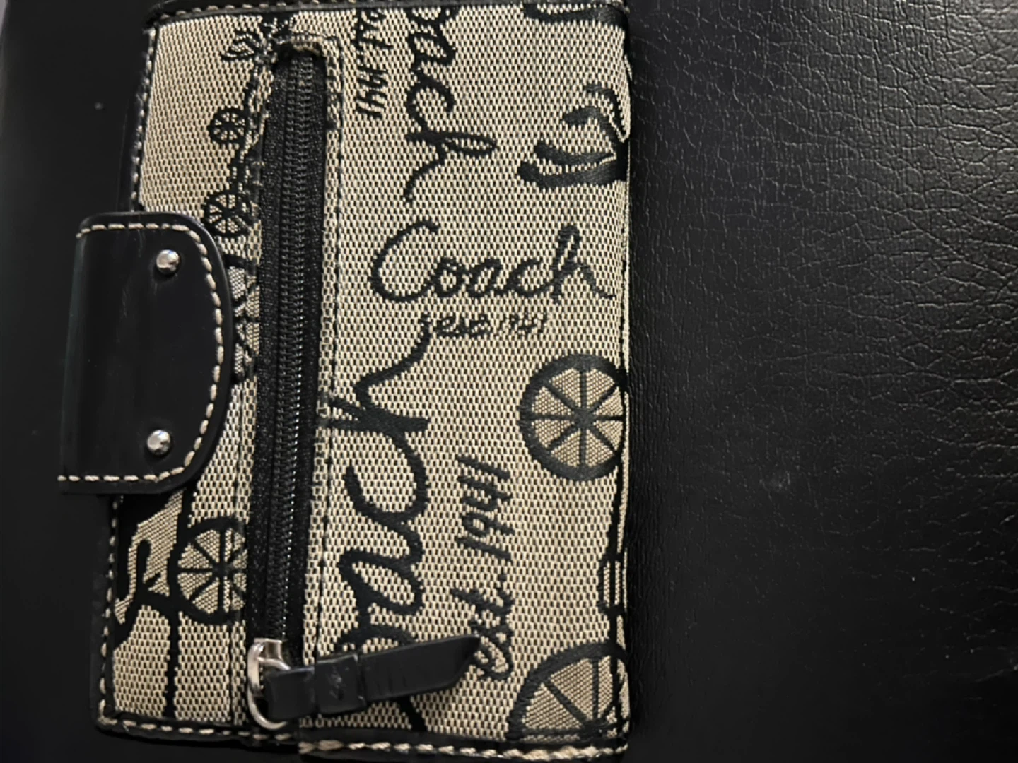 Coach est. 1941 Signature Pattern Bi-fold Wallet - photo 2