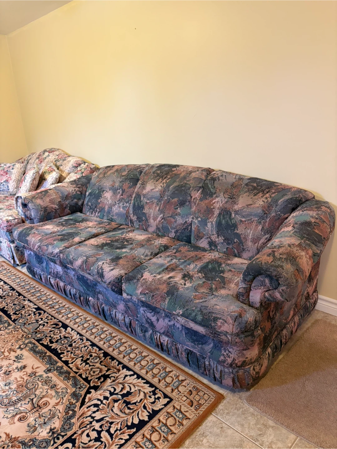 Floral Pattern Sofa