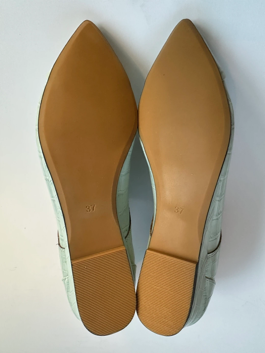 NEW! TWINKLE Women's Pale Blue Croc-Embossed Loafers Sz. 6/ EU37 - photo 5