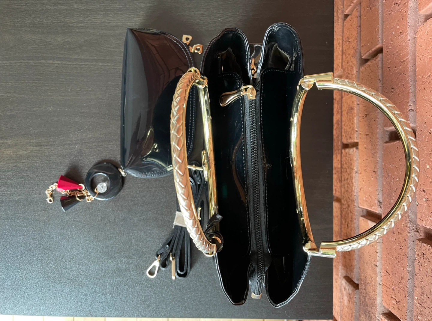 🥕 Black Mercedes-Benz Handbag - photo 2
