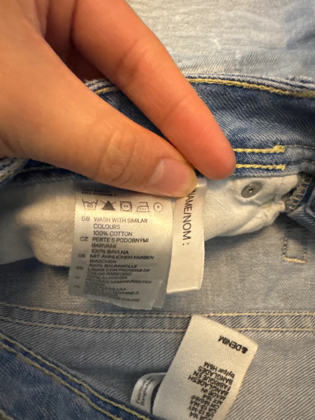 H&M Denim Shorts-  Size 13-14 - photo 4