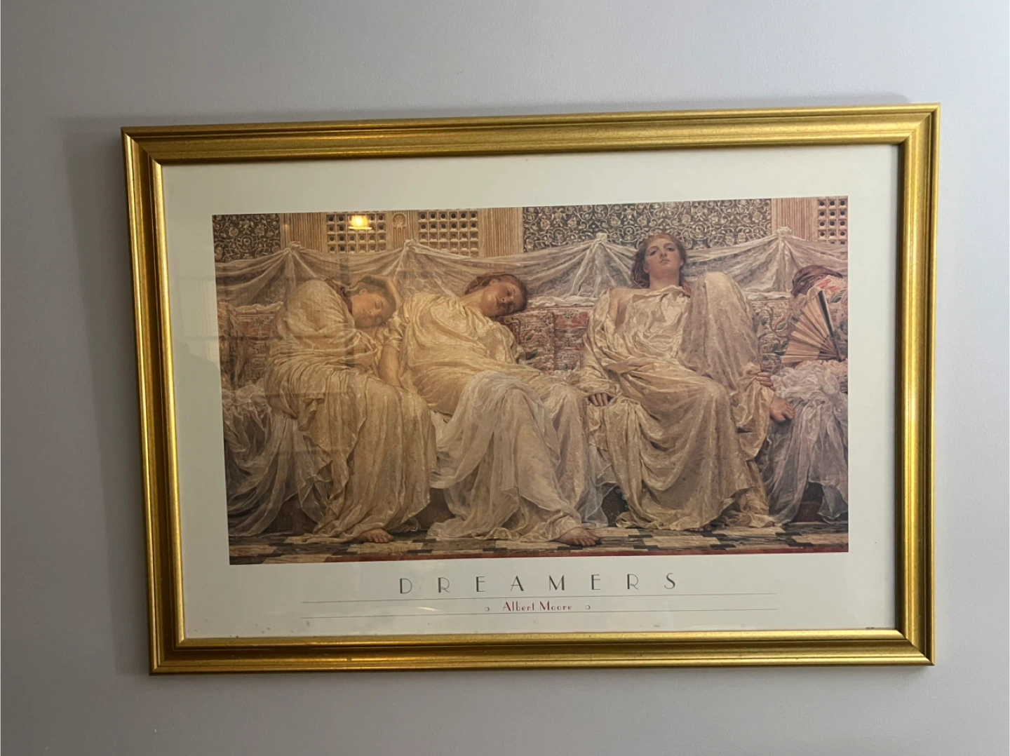 Dreamers Print by Albert Moore