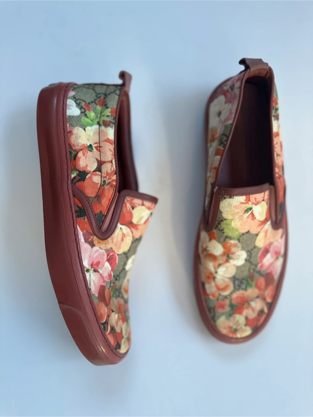 Authentic GUCCI Floral Slip-On Sneakers Sz. 7/EU 38 - photo 3