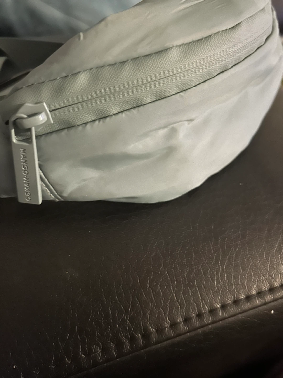 MANGO Light Blue Fanny Pack