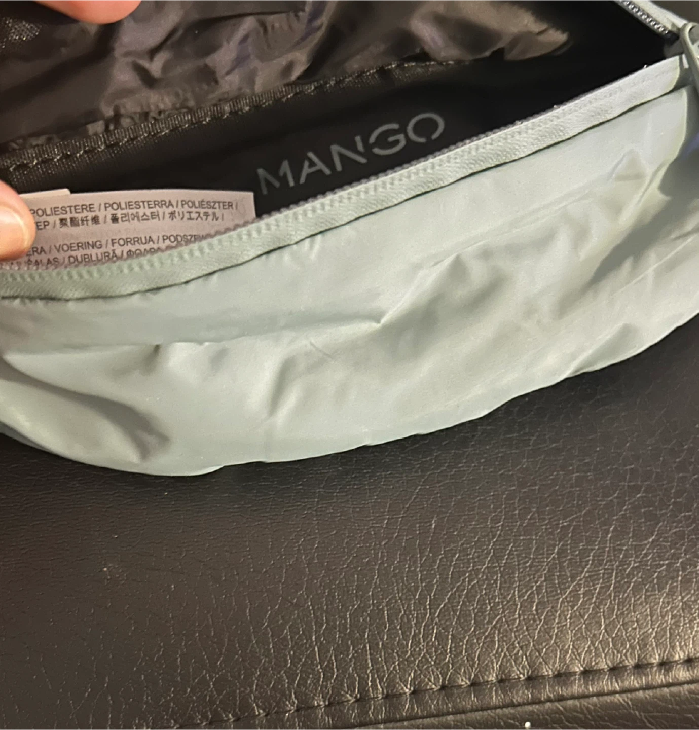 MANGO Light Blue Fanny Pack - photo 4