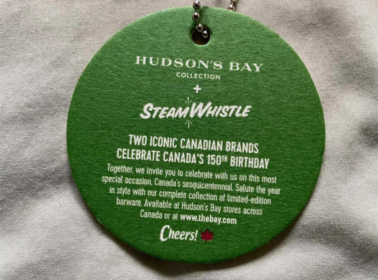 Hudson's Bay x Steam Whistle Canada 150th Bottle Opener - photo 5