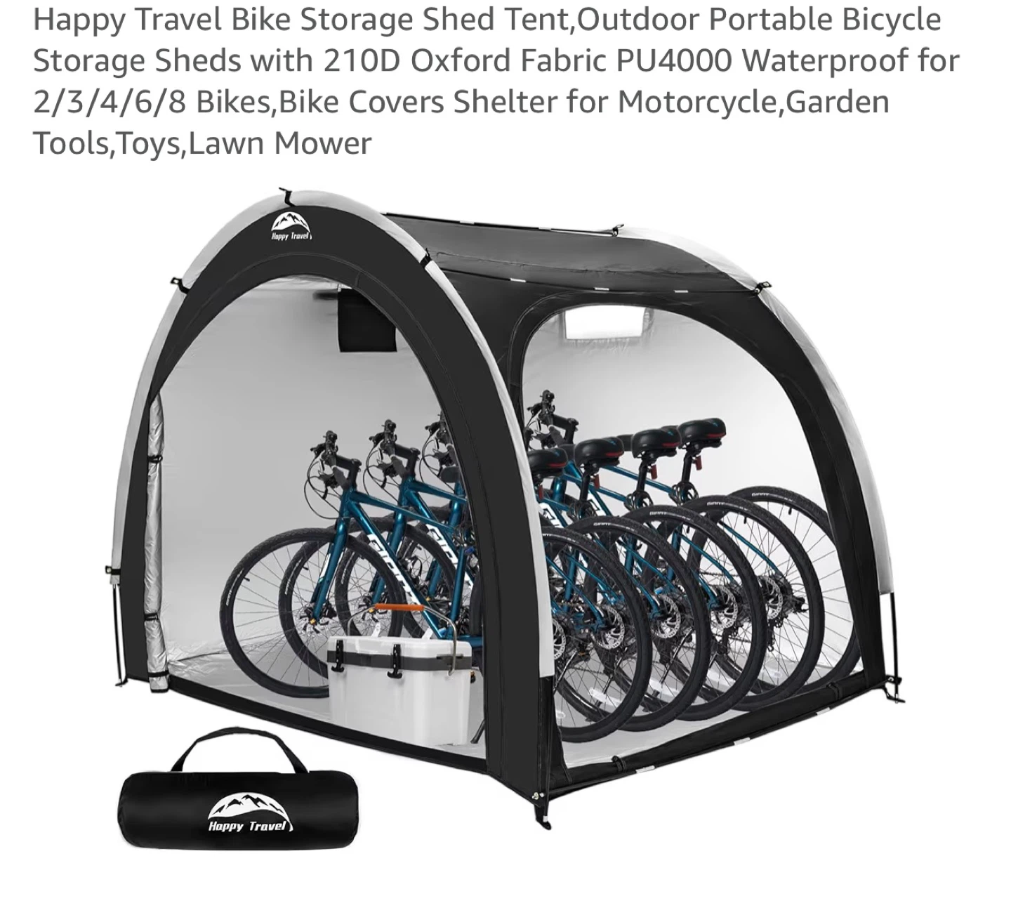 Happy Travel XXL Bike Tent - photo 2