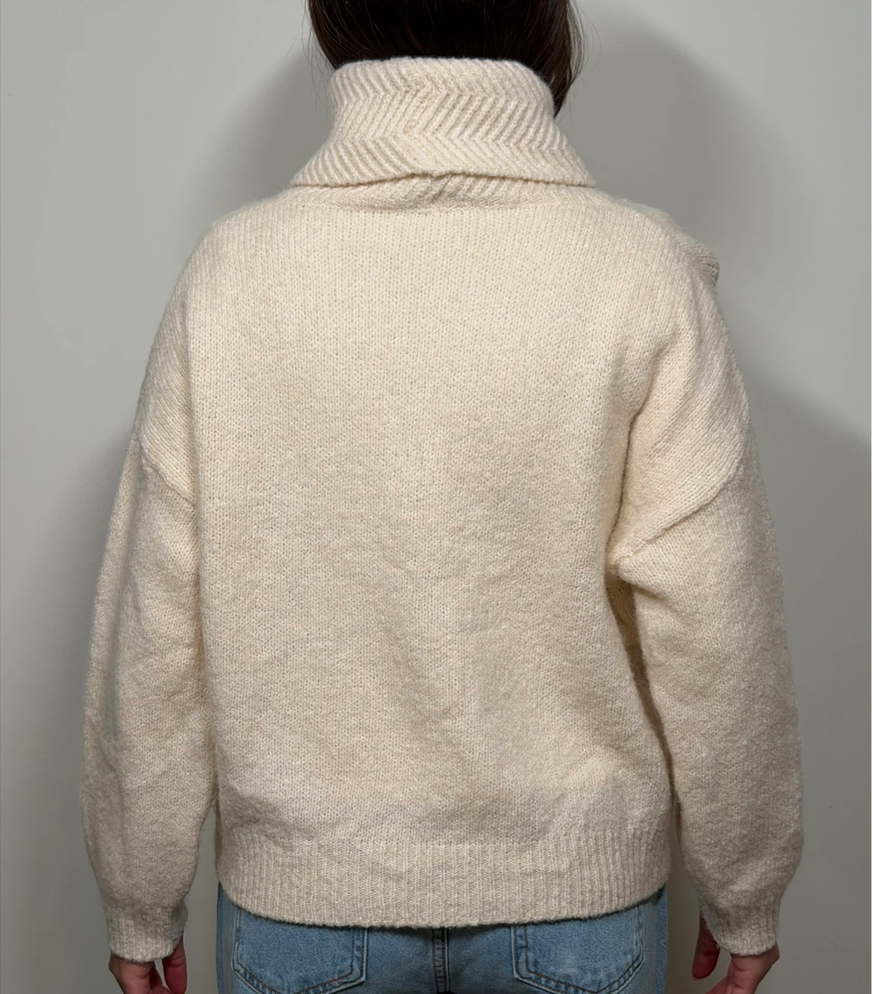 Beige Wool Sweater - photo 2