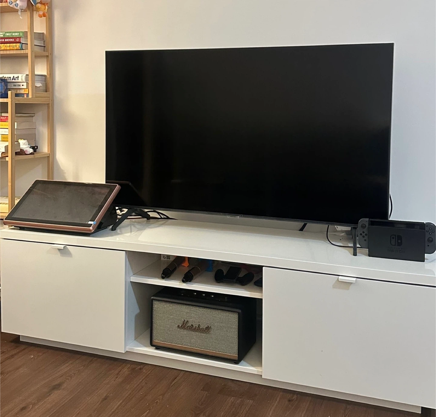 White IKEA TV Stand