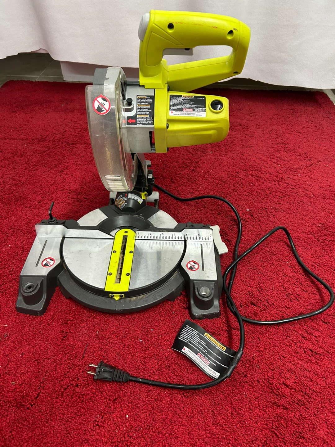 RYOBI 10 Amp Corded 7-1/4 in. Compound Miter Saw - photo 3