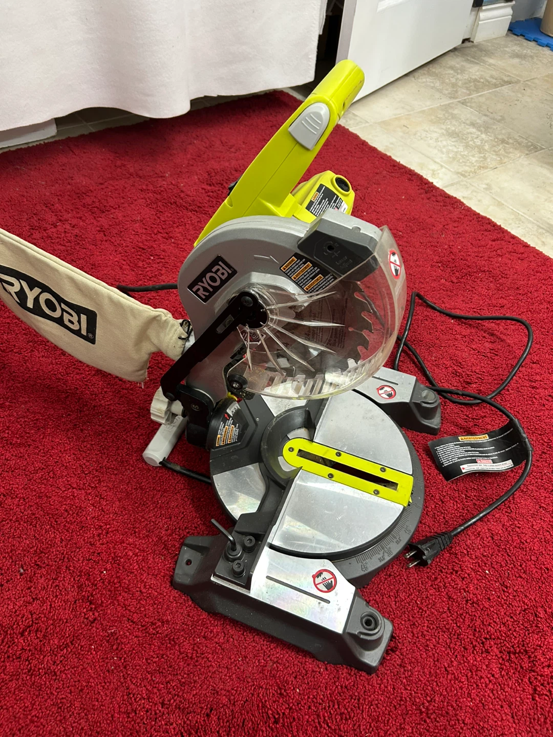 RYOBI 10 Amp Corded 7-1/4 in. Compound Miter Saw